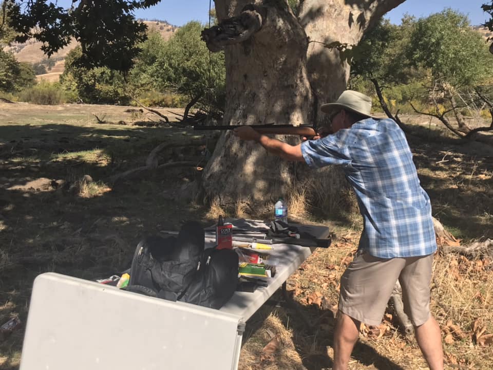 Shooting black powder took us back in time to our American roots and heritage.